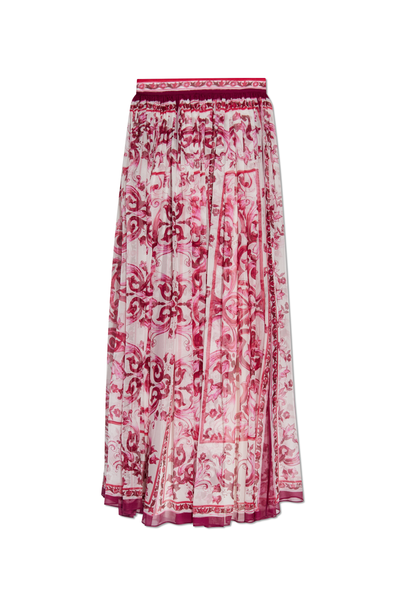 スカート DOLCE & GABBANA 'Dolce' skirt Pink Dolce&Gabbana Pink wool pencil skirt | TheDoubleF